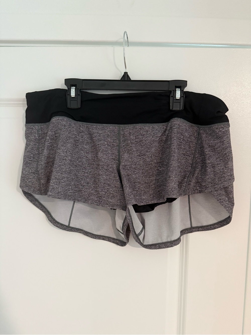 lululemon athletica Black and Gray Athletic Shorts